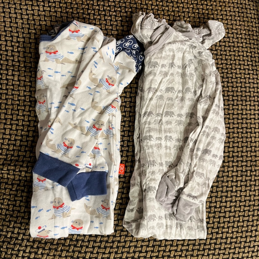 9-12 Month Magnetic Me Footie Bundle